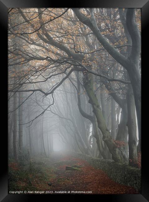 Derbyshire Dales #01 - Nov 2022 Framed Print by Alan Ranger