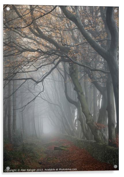 Derbyshire Dales #01 - Nov 2022 Acrylic by Alan Ranger