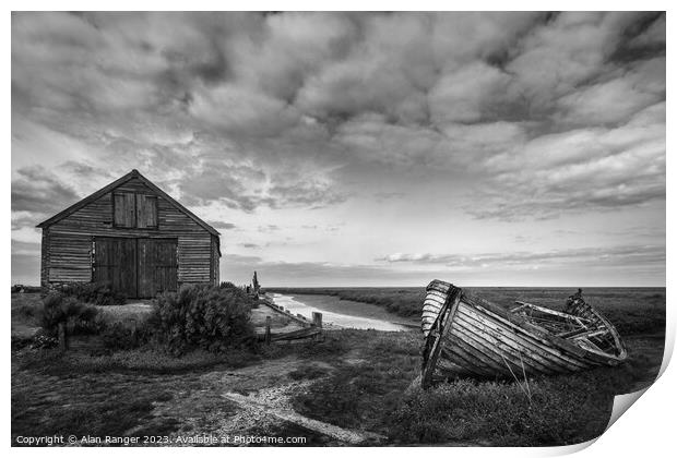 Thornham - 1 Sep 2020 Print by Alan Ranger