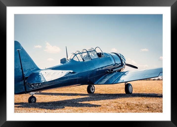 north american t6 Framed Mounted Print by Frank Peters