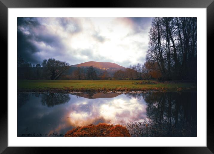 Blorenge Autumn view  Framed Mounted Print by Julie Tattersfield