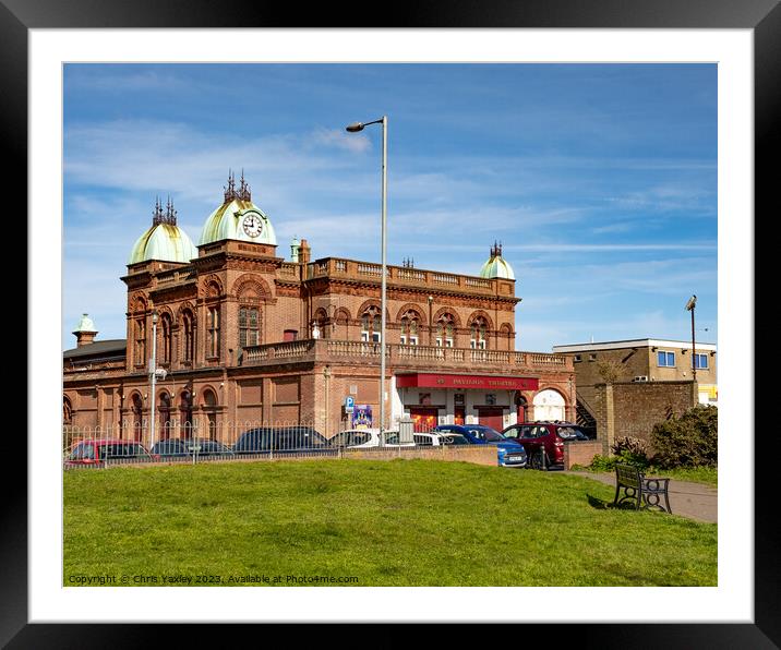Pavilion Theater, Gorleston Framed Mounted Print by Chris Yaxley