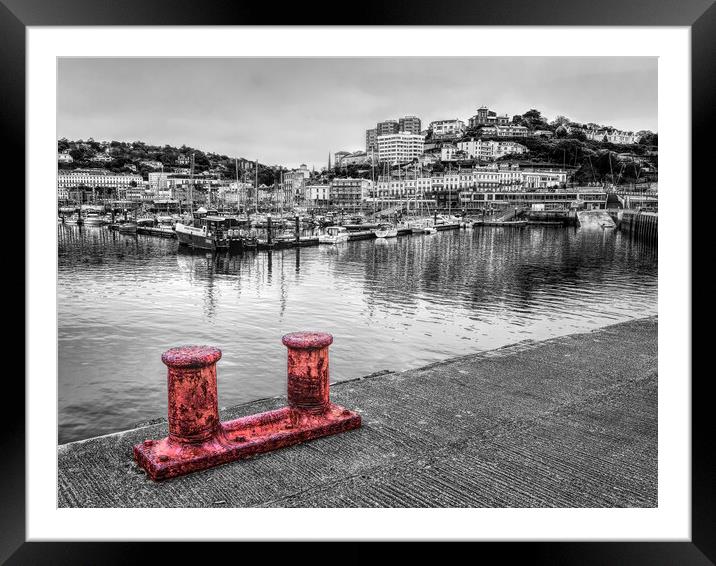 Torquay Harbour Framed Mounted Print by Darren Galpin