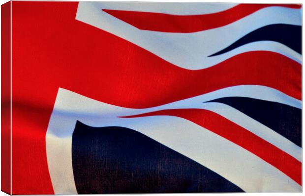 United Kingdom Union Jack Flag Canvas Print by Andy Evans Photos