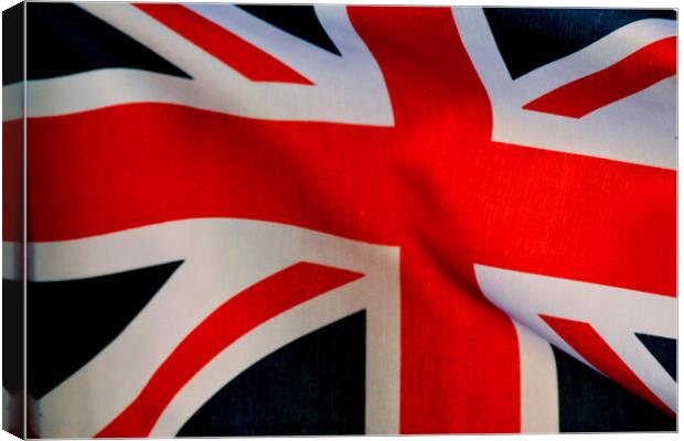 United Kingdom Union Jack Flag Canvas Print by Andy Evans Photos