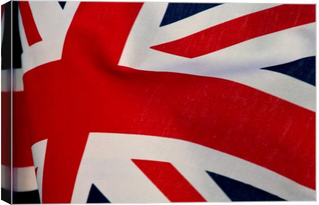 United Kingdom Union Jack Flag Canvas Print by Andy Evans Photos