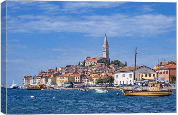 Rovinj in Croatia Canvas Print by Arterra 