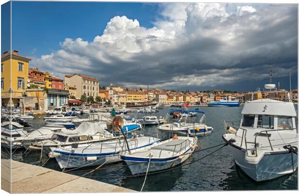 Rovinj Harbour, Croatia Canvas Print by Arterra 