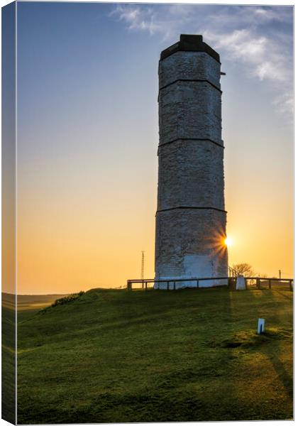 Captivating Sunrise at the Oldest Lighthouse Canvas Print by Tim Hill
