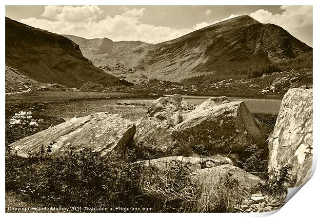 Black Valley, Killarney, Kerry, Ireland Print by Jane McIlroy