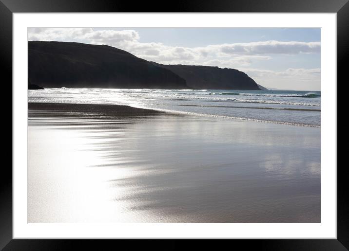 Serenity at Perranporth Framed Mounted Print by Graham Custance