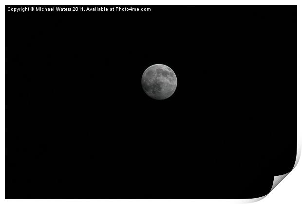 Night Moon Print by Michael Waters Photography
