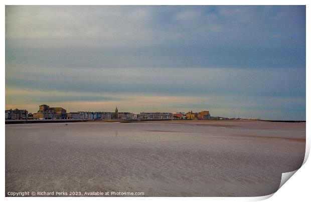 Morecambe bay horizons Print by Richard Perks