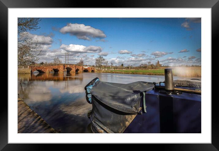 Eckington Bridge  Framed Mounted Print by Steve Taylor