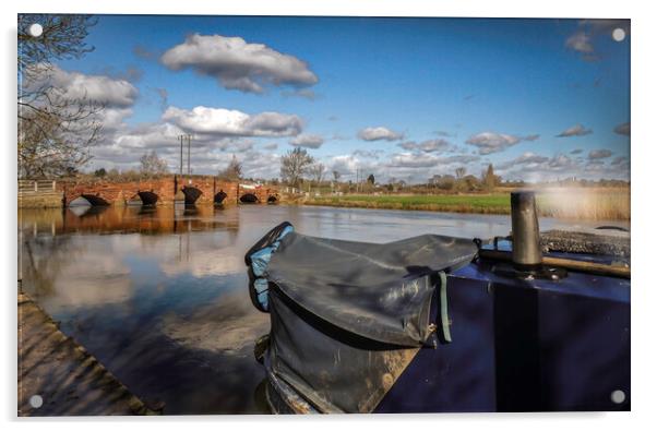Eckington Bridge  Acrylic by Steve Taylor