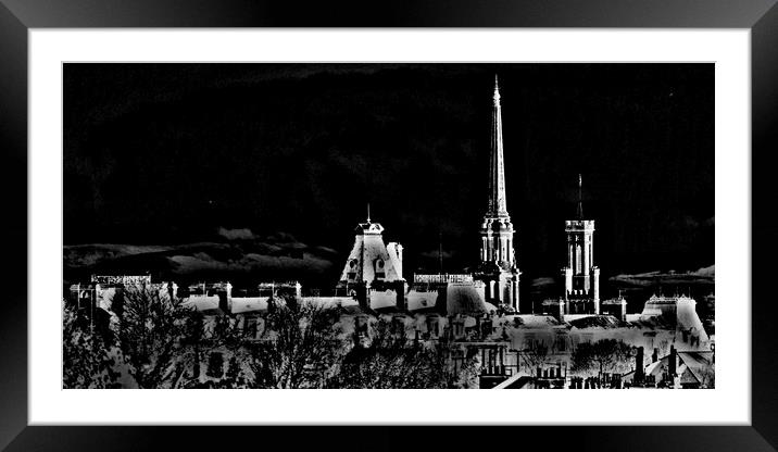 Old architecture in Ayr Framed Mounted Print by Allan Durward Photography
