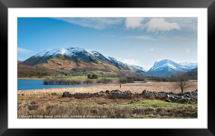 Buttermere Framed Mounted Print by Philip Baines