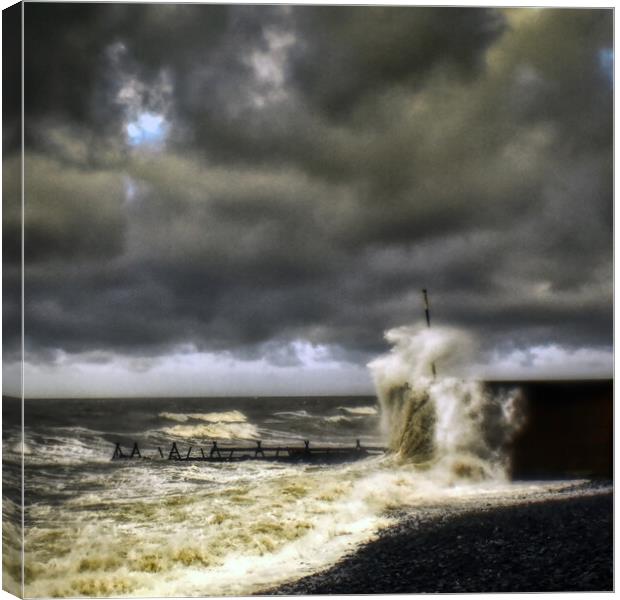 storm Canvas Print by Andrew chittock