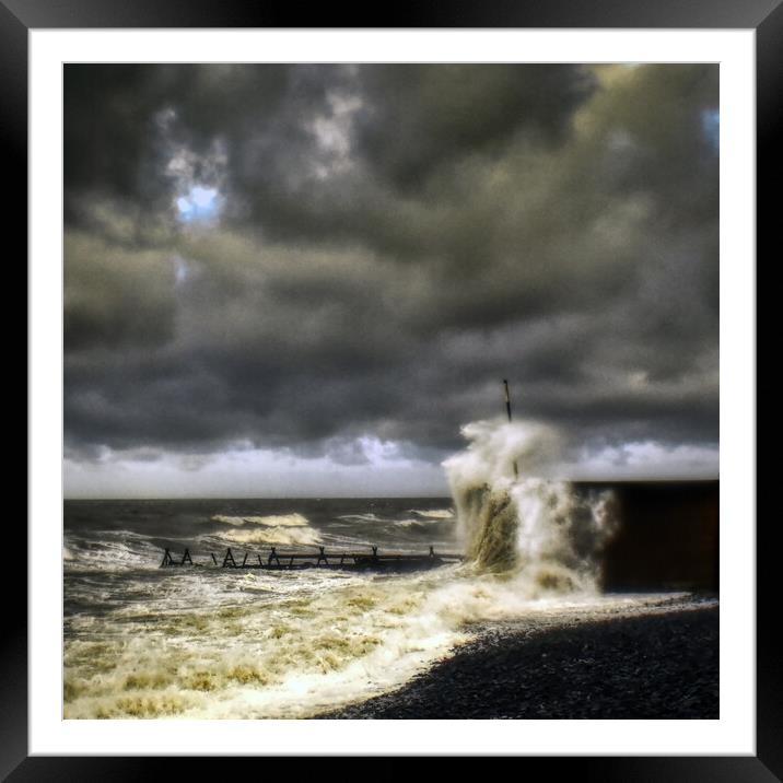storm Framed Mounted Print by Andrew chittock