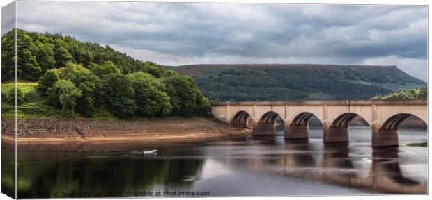 Ashopton Viaduct, the Peak District Canvas Print by Jean Gilmour