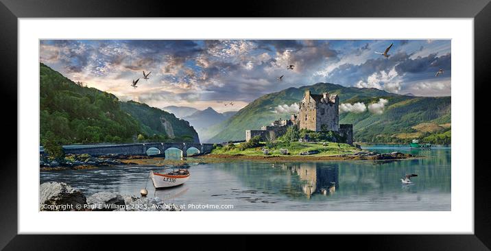 Photo of the Beautiful Enigmantic Eilean Donan Castle  Framed Mounted Print by Paul E Williams