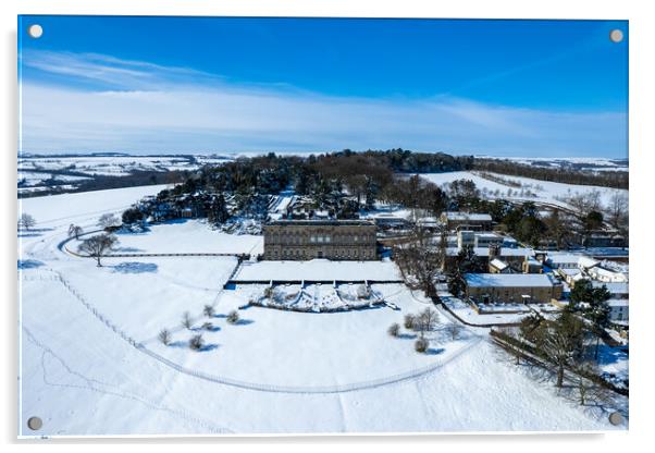 Wentworth Castle Grounds Acrylic by Apollo Aerial Photography