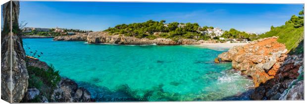 Cala Anguila bay beach Majorca Canvas Print by Alex Winter