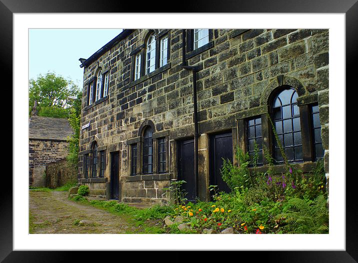 Church Lane, Heptonstall Framed Mounted Print by Jacqui Kilcoyne