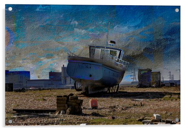 Dungeness Beach Acrylic by Horace Goodenough
