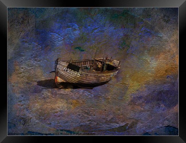 The lonely boat Framed Print by Horace Goodenough