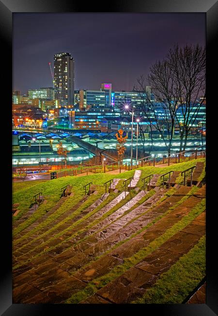 Sheffield Skyline  Framed Print by Darren Galpin