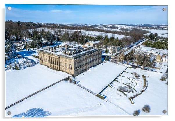 Wentworth Castle Acrylic by Apollo Aerial Photography