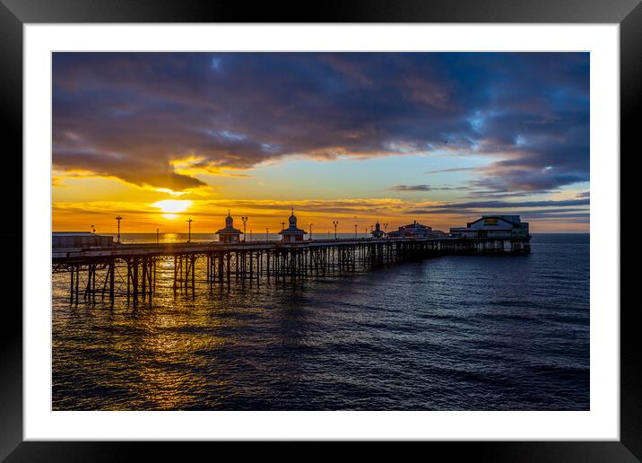 Blackpool Framed Mounted Print by chris smith