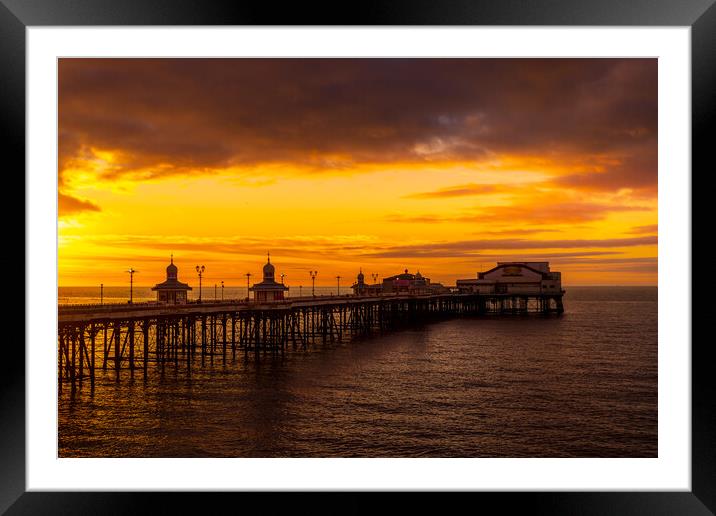 Blackpool Framed Mounted Print by chris smith