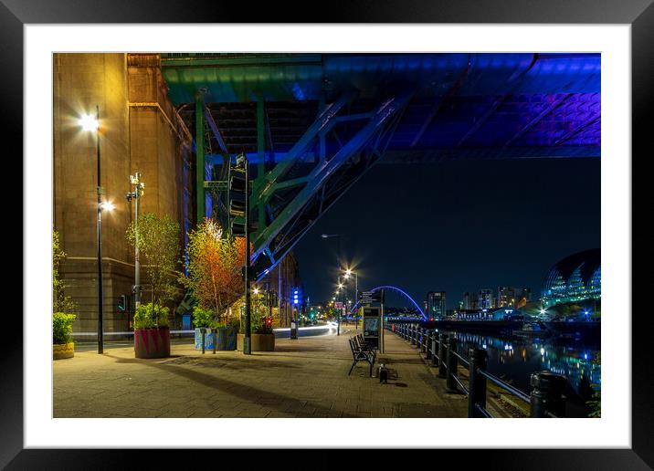 Newcastle Framed Mounted Print by chris smith
