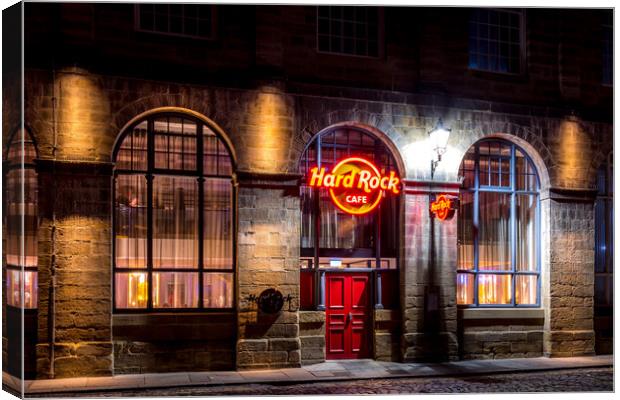 Hard Rock Cafe Canvas Print by chris smith