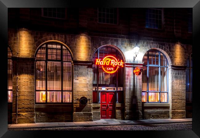 Hard Rock Cafe Framed Print by chris smith