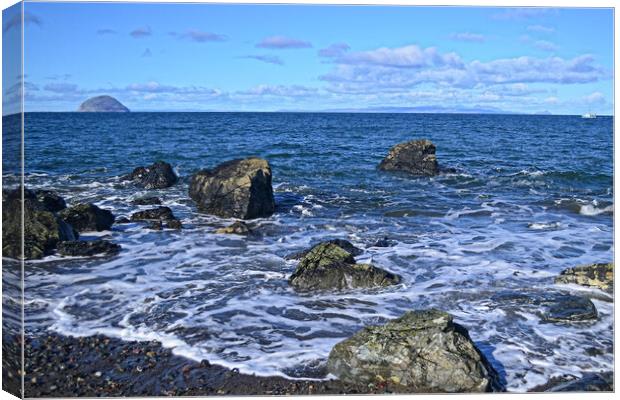 Seascape in South Ayrshire Canvas Print by Allan Durward Photography
