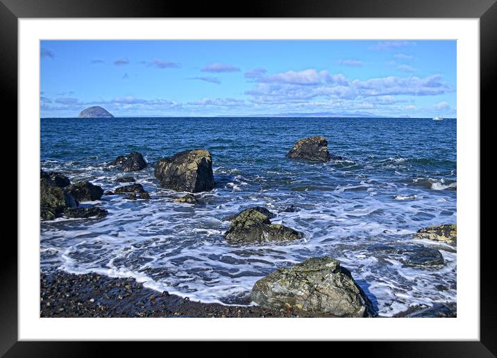 Seascape in South Ayrshire Framed Mounted Print by Allan Durward Photography