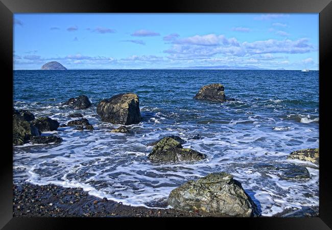 Seascape in South Ayrshire Framed Print by Allan Durward Photography