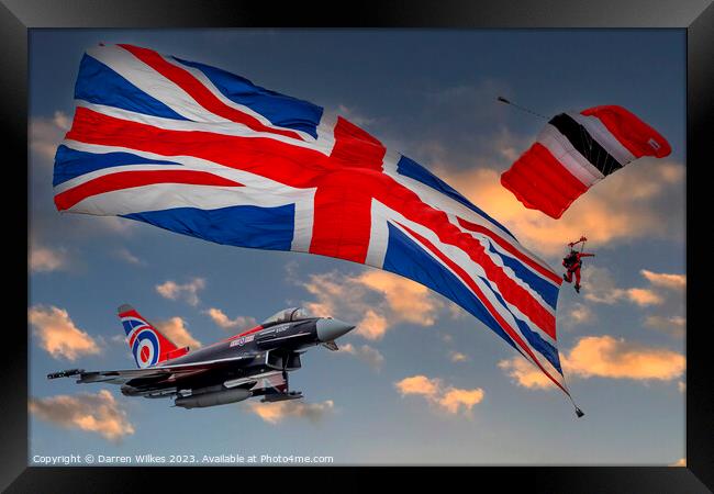 The Best of British Skies Framed Print by Darren Wilkes