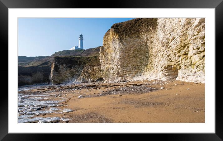 Captivating Flamborough Head Lighthouse Framed Mounted Print by Tim Hill