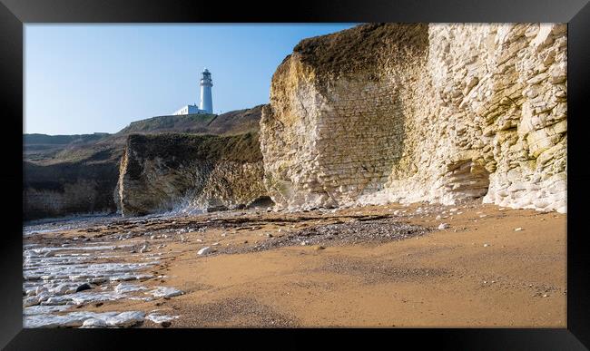 Captivating Flamborough Head Lighthouse Framed Print by Tim Hill