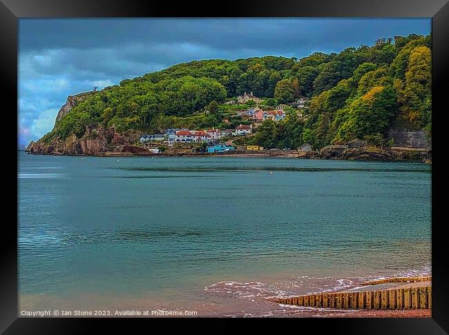 Babbacombe Beach  Framed Print by Ian Stone