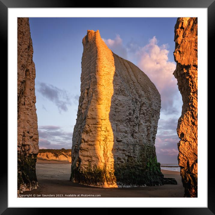 Chalk Stack Framed Mounted Print by Ian Saunders