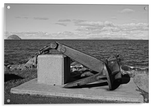 Anchor memorial for the Russian cruiser Varyag Acrylic by Allan Durward Photography