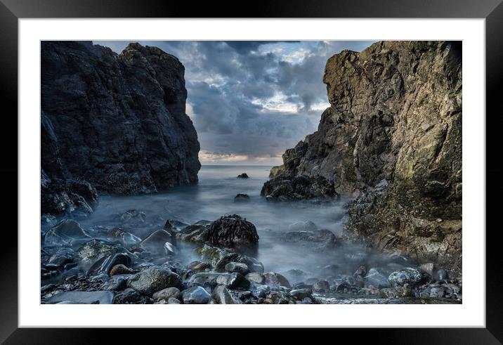 Tempestuous Waters Framed Mounted Print by Stuart Jack