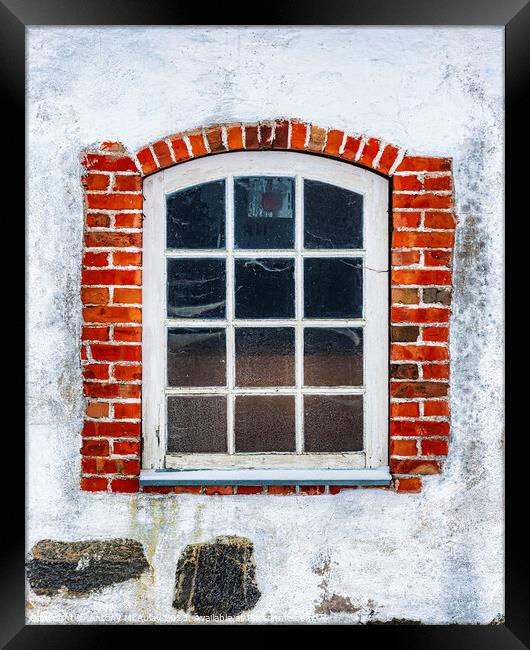 Hovdala Castle Window Framed Print by Antony McAulay
