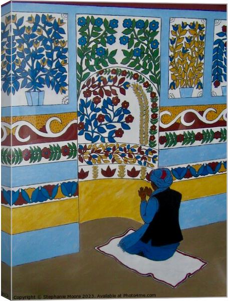 Afghan Mosque Canvas Print by Stephanie Moore