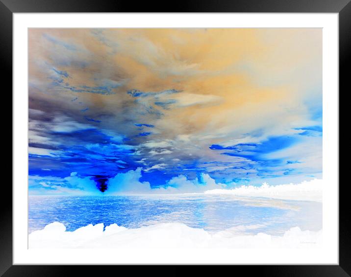 Arctic Sunset Framed Mounted Print by Sharon Cummings